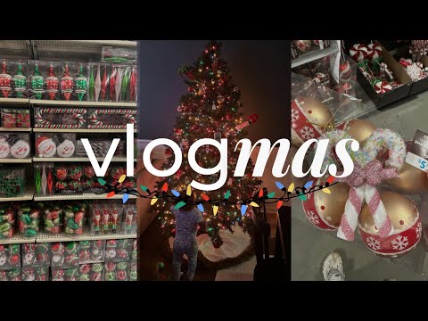 Goals to become a full time content creator & finally decorating the tree 🎄 Vlogmas Day 9