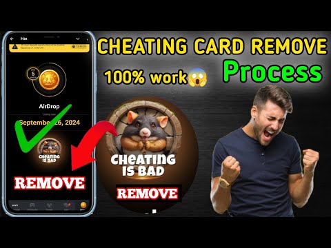 hamster Kombat cheating is bad |cheating is bad card remove | how to remove chating is bad #hamsters