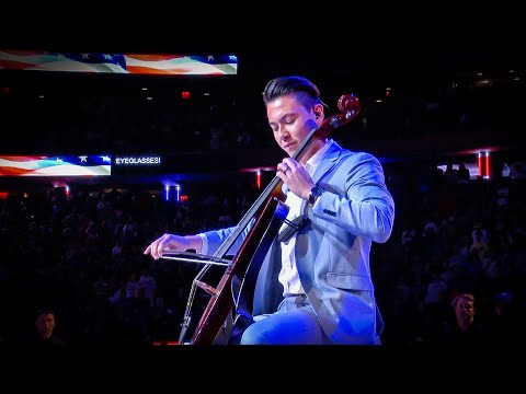 When the NBA Gets an Electric Cellist for the National Anthem