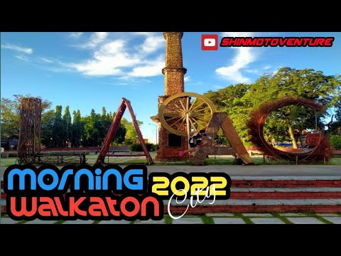 Morning walkaton sa bayan ng Laoag Ilocos Norte