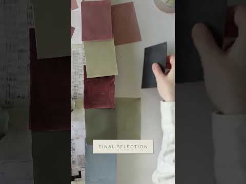 How I create a colour palette for a series of paintings