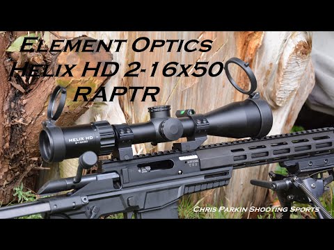 Element Optics  Helix HD 2-16x50 SFP RAPTR reticle, UNBOXING and first impressions