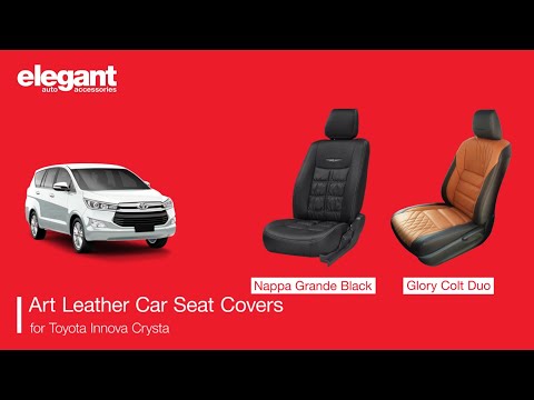 Toyota Innova Crysta Seat Cover | Innova Car Seat Covers | Innova Crysta Floor Mats