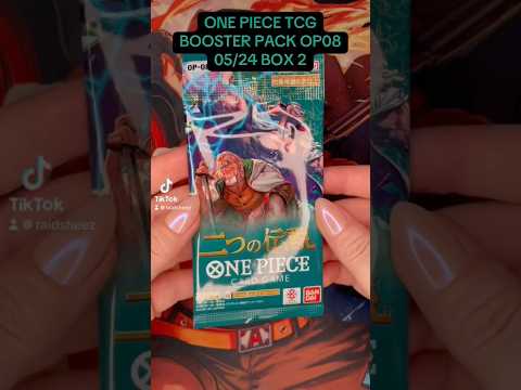 ONE PIECE CARD GAME BOOSTER PACK OP08 5/24 BOX 2 #onepiececardgame #onepiecetcg  #boosterpack #tcg