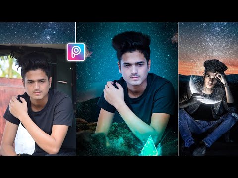 Picsart editing tutorial || Picsart Moon Galaxy photo editing tutorial || Mitu Editz