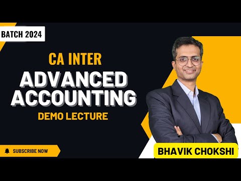 CA Inter Advanced Accounting Regular Batch Demo