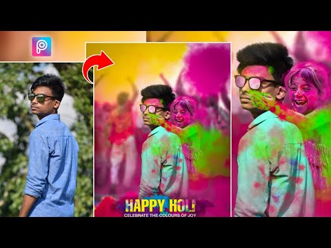 Holi Special Photo Editing || Poster Editing Tutorial 2024