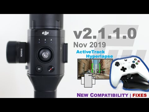 DJI Ronin-S Firmware v2.1.1.0 | XBox & PS4 🎮 | ActiveTrack Hyperlapse | Portrait Mode