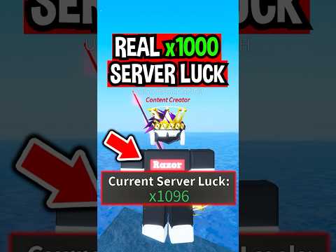 I Got REAL x1000 SERVER LUCK in Roblox Fisch..