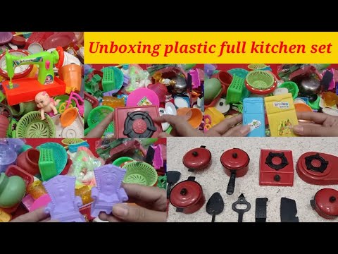 Unboxing plastic full kitchen set@darazallproductsavailable8895 ASMR/unboxing videos