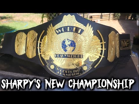 Sharpy has a new championship... the Winged Eagle WWE CHAMPIONSHIP! #wwe