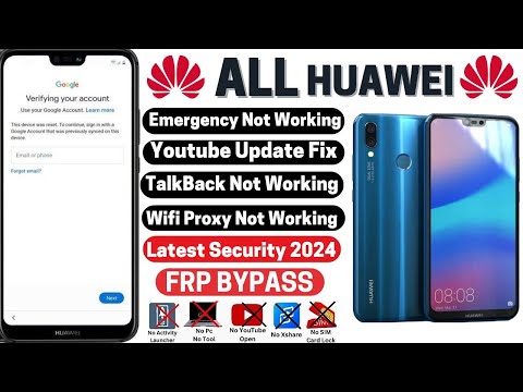 All Huawei FRP Unlock 2024 ✅ Safe mode Emergency backup Not Working Frp Unlock Easy mode Without Pc