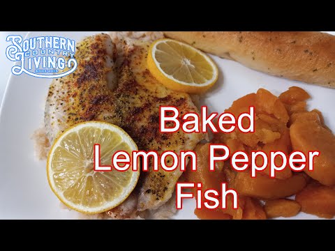 Baked Lemon Pepper Fish