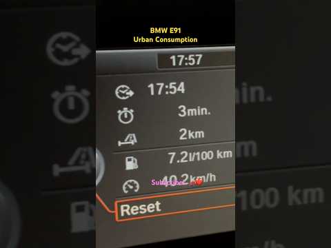 BMW E91 320d Evening Drive | Urban Fuel Consumption Reset | 7.1L/100km Part 2