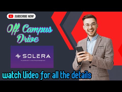 Off Campus Drive for Solera for Software Engineer role // Any batch eligible// #offcampusdrive #it