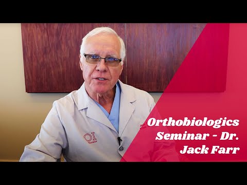 OrthoIndy - Dr. Farr OrthoBiologics Webinar