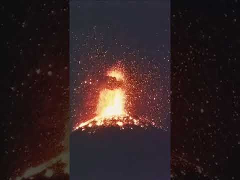 Fuego Volcanic Eruption