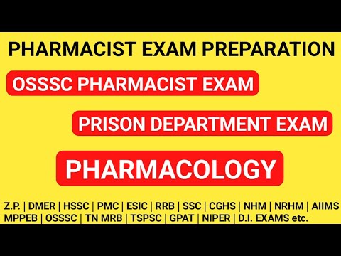 Pharmacist exam preparation | OSSSC pharmacist exam questions | PRISON DEPARTMENT PHARMACIST EXAM