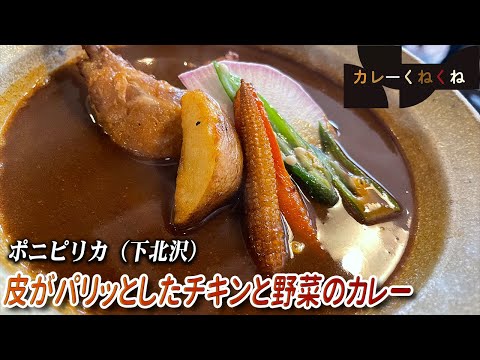 ポニピリカのチキンと野菜の海老ベースのスープカレーをテイクアウト!!