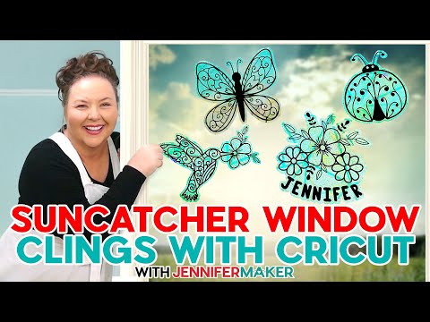 DIY Suncatcher Window Clings