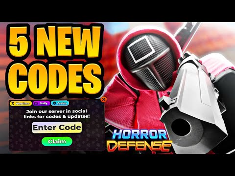 *NEW* ALL WORKING CODES FOR HORROR TOWER DEFENSE! ROBLOX HORROR TOWER DEFENSE CODES