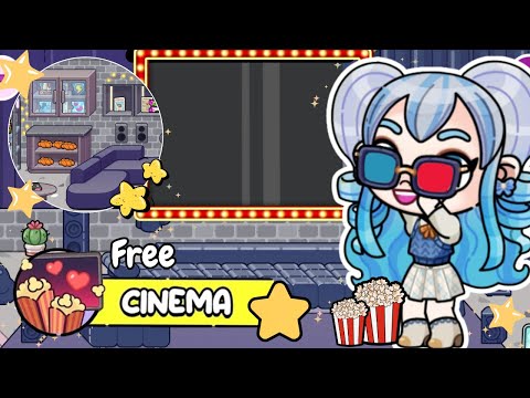 🎬 HOW TO DECORATE A FREE CINEMA ✨ AESTHETIC IDEAS 🌟 AVATAR WORLD