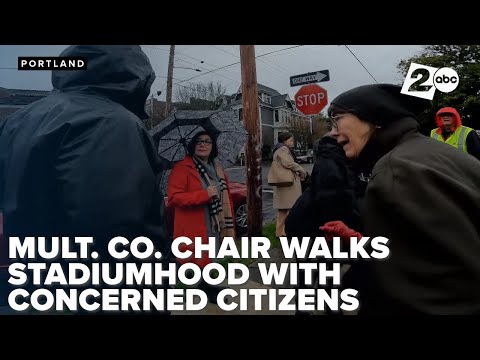 Mult. Co. Chair Vega Pederson walks 'Stadiumhood' with concerned residents, sees trash and drug use