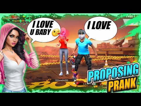 PROPOSING A HOT GIRL IN FREEFIRE PRANK 😅|| SHE ACCEPTED OMG😱|| EPIC REACTION || MUST WATCH