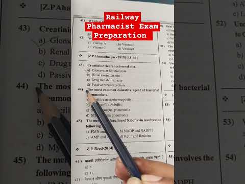 Railway Pharmacist Exam Preparation | Pharmacist Exam Preparation @GPATDISCUSSIONCENTER #rrb2024