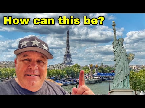 Statue of Liberty in Paris France 2024 Olympics