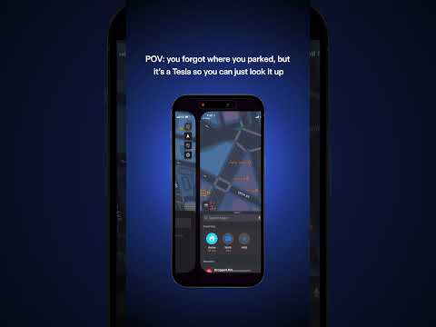 Never forget where you parked again (Tesla App → Location)