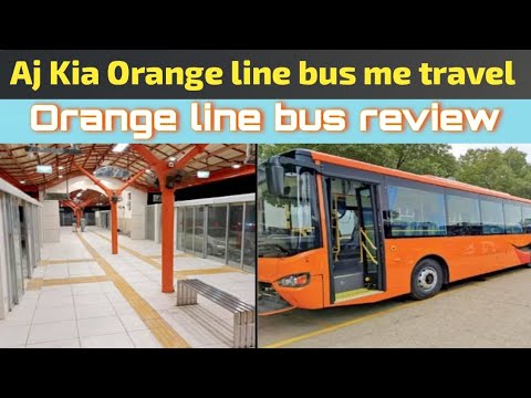 Orange line bus me Travel Kia | Experience Kaisa Raha❓ @MalikKVlogz