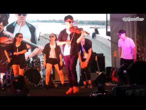 [HD Fancam] 150711 JunCurryAhn - Uptown Funk Violin Cover [SHINE Festival 2015]