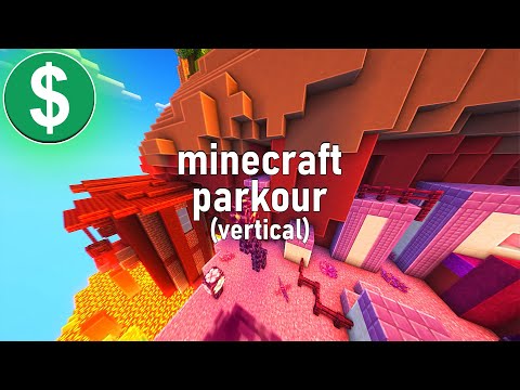 Minecraft Parkour Gameplay NO COPYRIGHT (Vertical)