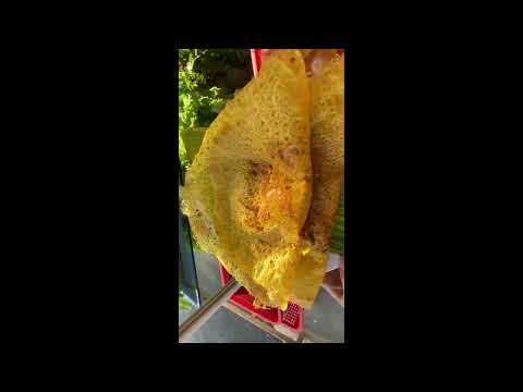 Street Food Around the World - Best Vietnamese Crepe Banh Xeo #shorts