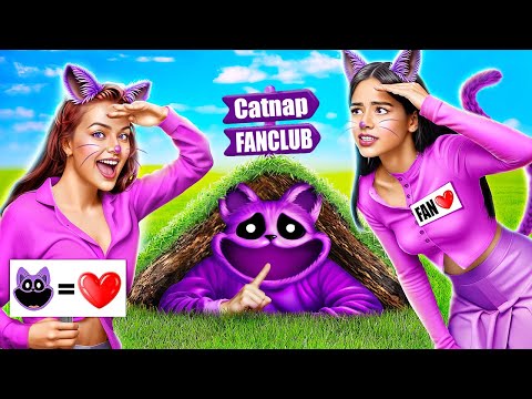 CATNAP має ФАН-КЛУБ? Екстремальні схованки з CATNAP! Smiling Critters – в реальному житті!