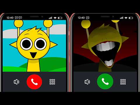 Scary Incredibox Sprunki Talk On The Phone