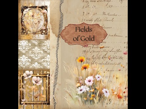 Fields of Gold - New Fall Digital Journal Kit Flip Through