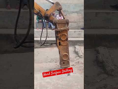 Hard Surface Drilling #machinery #machine #drilling