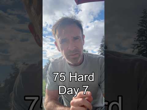 75 Hard Day 7 #75hardchallenge #noexcuses