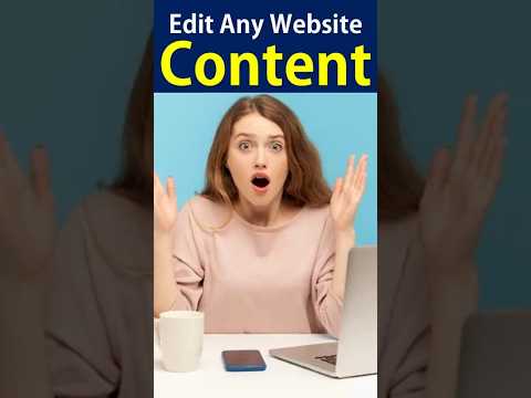 🚨 Edit Any Website #WebEditing #HTMLHack #ContentEditable