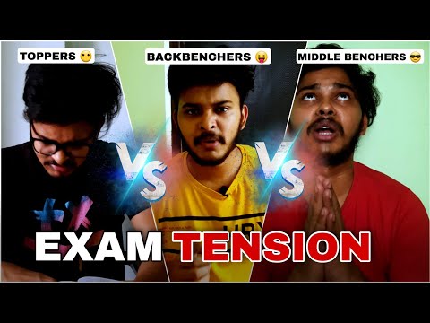 Exam Tension 😐😣 | Topper Vs Backbencher ( part 7) 😉🤣 #shorts #funny #comedy #cbse #memes