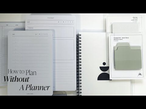 How To Plan Without A Planner | Cloth & Paper