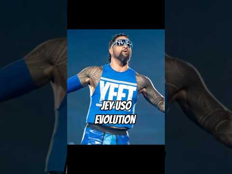 Jey Uso’s Evolution #jeyuso #yeet #theusos #thebloodline #evolution #wwe #shorts #fyp #wrestling