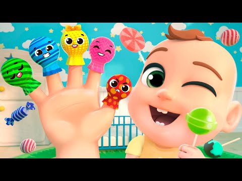 Catch the Lollipop | Finger Family Song | Lalafun Nursery Rhymes & Kids Songs