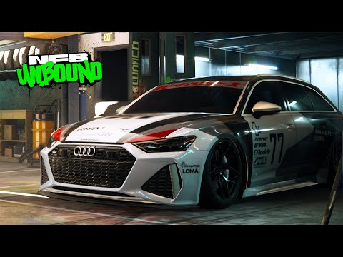 Need for Speed Unbound Gameplay - AUDI RS6 AVANT Customization | Max Build 400+