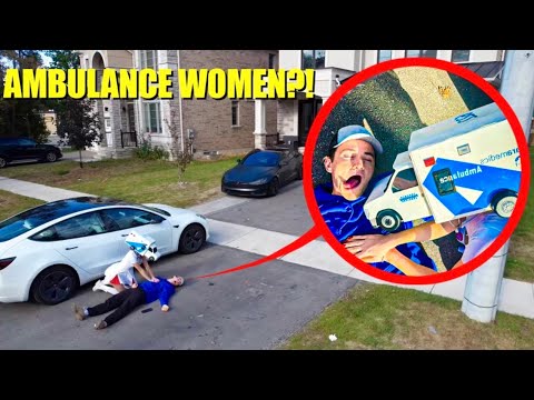 I CAUGHT AMBULANCE WOMEN DOING THIS TO STROMEDY ..... ( she saved him??)