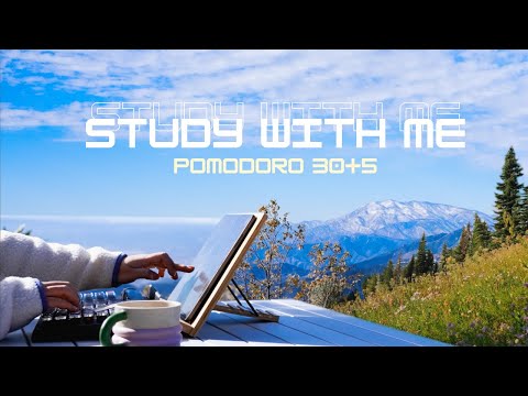 3-HOUR STUDY PLAYLIST 🏔️ Relaxing Lofi Music / Stay Motivated/ STUDY WITH ME POMODORO TIMER