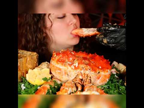 Crab Feast Like Never Before! 🤯🦀 (ASMR + Mukbang)