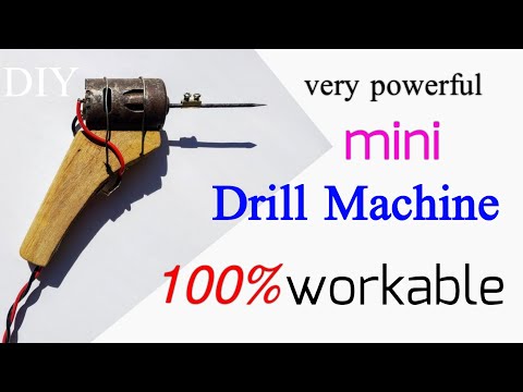 How to make mini Drill machine,মিনি ড্রিল মেশিন তৈরি!